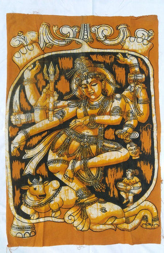 Durga déesse batik - durga, tenture