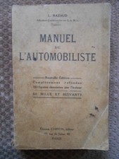 MANUEL DE L'AUTOMOBILISTE - L