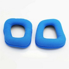 PAIRE DE COUSSINETS MOUSSE POUR CASQUE LOGITECH G35 G930 G430 F450 BLEU