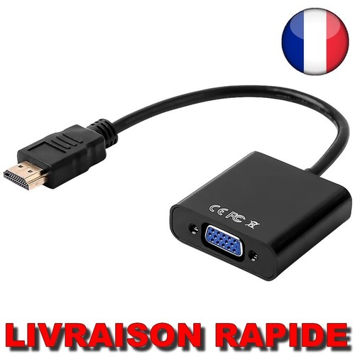 Convertisseur câble hdmi vga - câble,