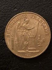 Pièce 20 francs OR Génie 1895 A Paris - 3e république