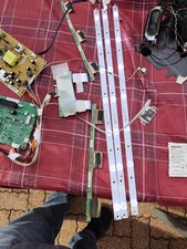 Carte Vidéo + Carte d'alimentation + Carte TCon+ Rampes Led TV Philips 