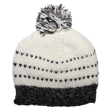 Bonnet en laine avec motif