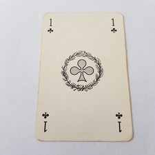 CARTE 1 AS DE PIQUE CARTE