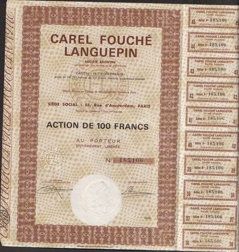 Ets carel fouche cie 1968 - fouche, cie,