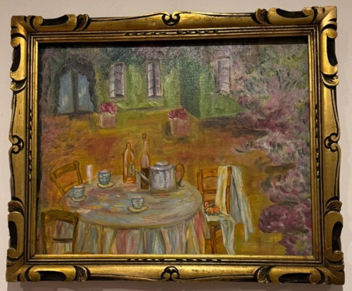 Tableau huile paysage - tableau,