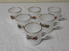 Lot de 6 Tasses à café   Arcopal déco véhicules anciens, Tacots  Vintage
