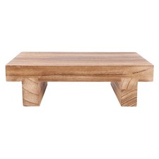 Escabeau en Bois pour Adultes, Tabouret de Lit pour Lits Hauts, Cuisine, Sa6364