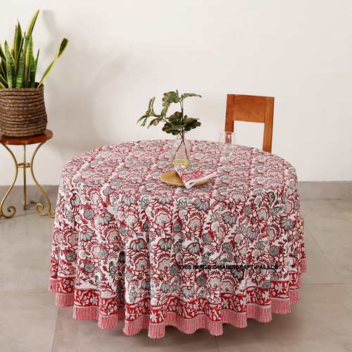 Nappe ronde coton à - nappe,