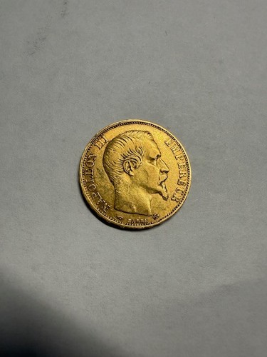 France 1864 gold francs - a, 20
