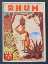 ANCIENNE ETIQUETTE RHUM
