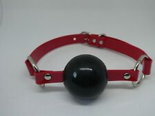 Black Silicon Ball Gag with