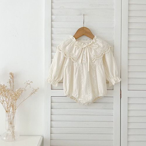Barboteuse bébé fille coton - barboteuse,