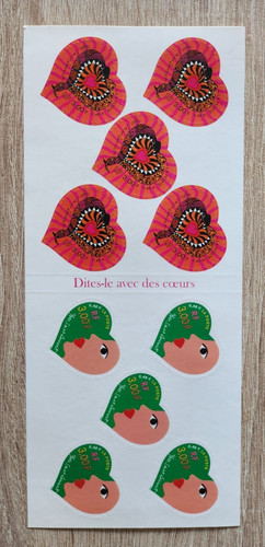 Planche bloc feuillet carnet