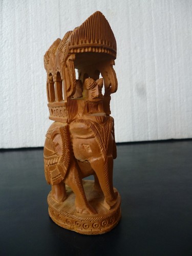 Inde sculpture bois - sculpture, exotique