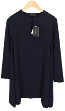 Robe Natuna COP COPINE Femme (EU) 38 Manches Longues Coupe Ample Bleu Foncé