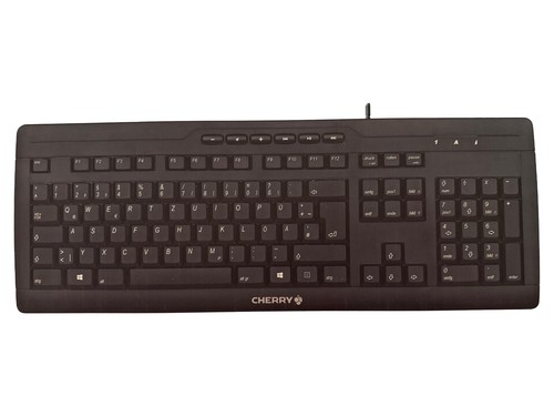 Cherry clavier noir qwertz usb - cherry,