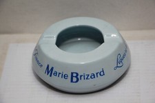 CENDRIER FAÏENCE CERAMIQUE de SARREGUEMINES D.V . PUBLICITAIRE" MARIE BRIZARD"