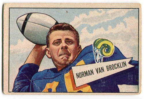 Norman van brocklin 1952 - norman,