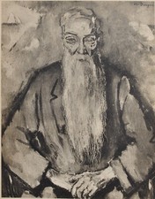 Kees VAN DONGEN : Le vieux sage, GRAVURE signée, 1925