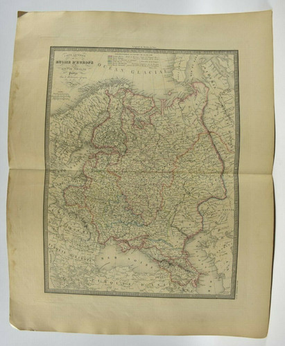 Carte générale russie - carte,
