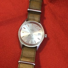 Omega Seamaster Date Argent Automatique Montre Hommes Authentique Travail