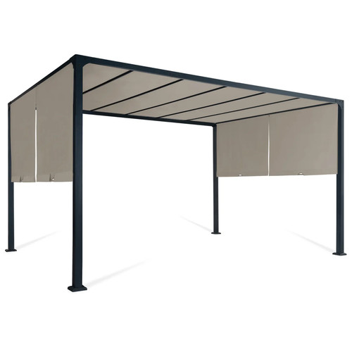 Pergola coulissante pans - pans, 3x4