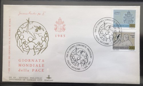 Fdc vatican pope - vatican,,