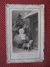 ++"1380"      Ancienne Image Pieuse Canivet Dentelle