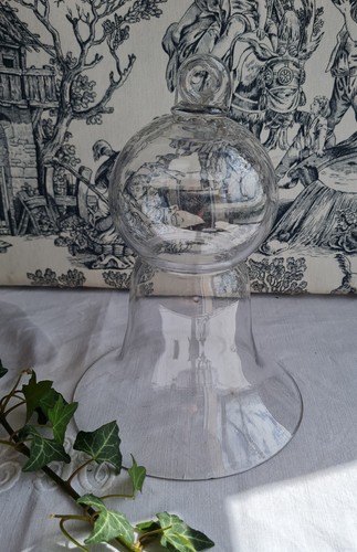 Ancienne cloche verre moule - en,