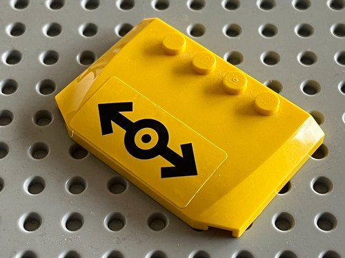 Lego train yellow wedge - lego,