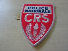 patch police nationale   CRS      gros modul      ( c69 )