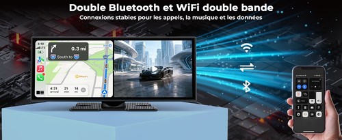 écran carplay sans fil - carplay,