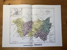 carte département des Vosges