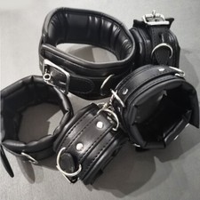 Bondage Menottes En PU Cuir