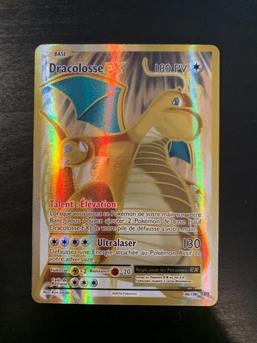 Carte pokémon dracolosse ex - carte,
