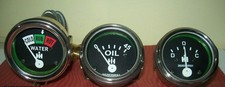 IH Farmall Gauge Set Temp,Oil Pr,Ampere H, M, W,S, SH, M, SM, SMD, SMTA, W, SW