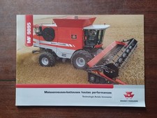 PROSPECTUS BROCHURE MOISSONNEUSE BATTEUSE MASSEY FERGUSON 9895 NO TRACTEUR