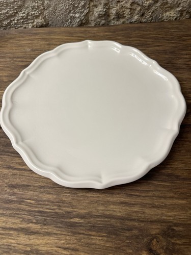 Plat gâteau gien blanc - à,