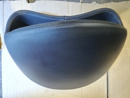 Casquette compteur cuir noir - casquette,