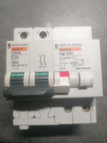 Disjoncteur différentiel c60n - disjoncteur,
