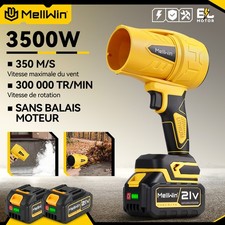 Souffleur Électrique Fan Violent sans Fil 3500W sans balais pour makita Batterie