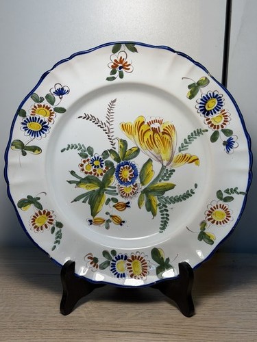 Assiette décorative - , en