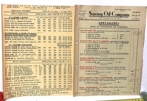 Old advertising document - advertising, mail