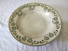 Ancien Plat rond  Creil et