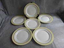 6 assiettes plates faïencerie