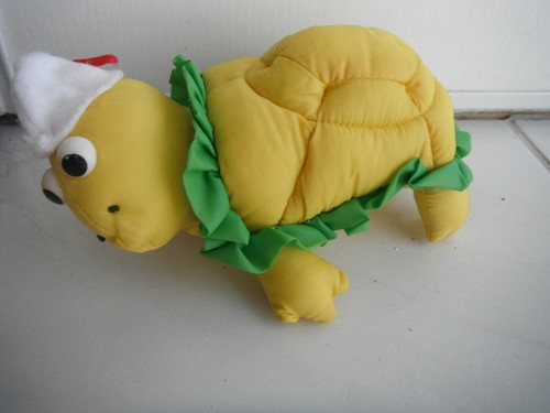 Peluche retro tortue toile - tortue,
