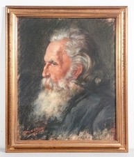 ⚜️ Ancien Portrait D'Homme
