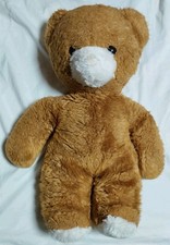 💕 RARE ! Grand Ours 48 Cm Boulgom Peluche Marron Vintage 