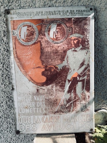 Plaque émaillée ancienne